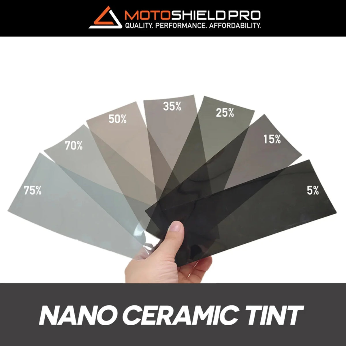 Ceramic Window Tint Film for 2014-2019 Chevrolet Silverado 2500 Crew Cab Front Windshield 75% F2292