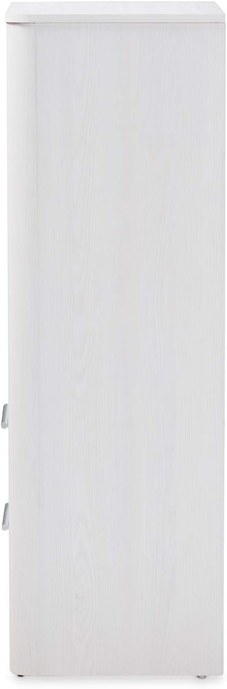 2 Shelf Bookcase in Whitewash Q12840