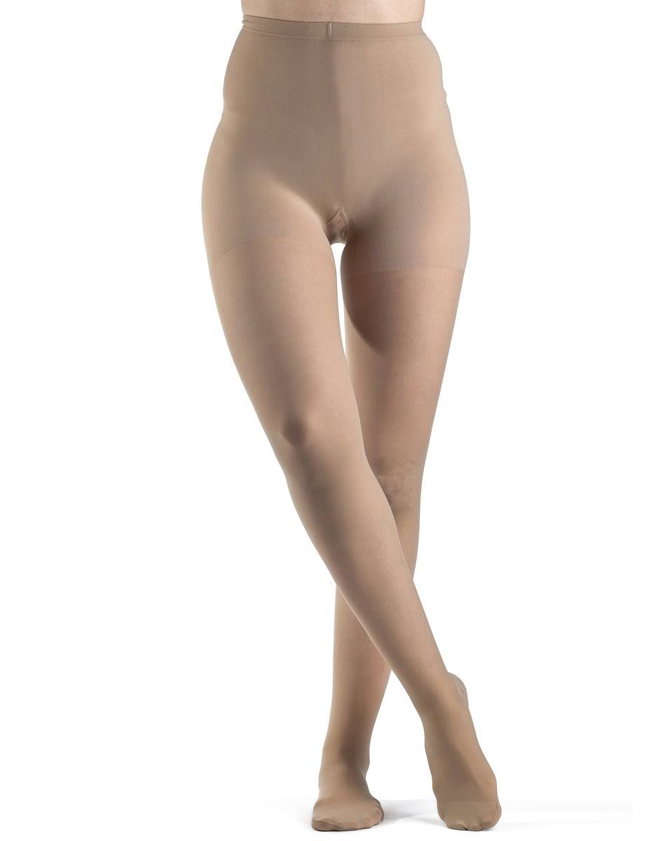Medium Sheer Pantyhose, Black, 20-30 mmHg I13797