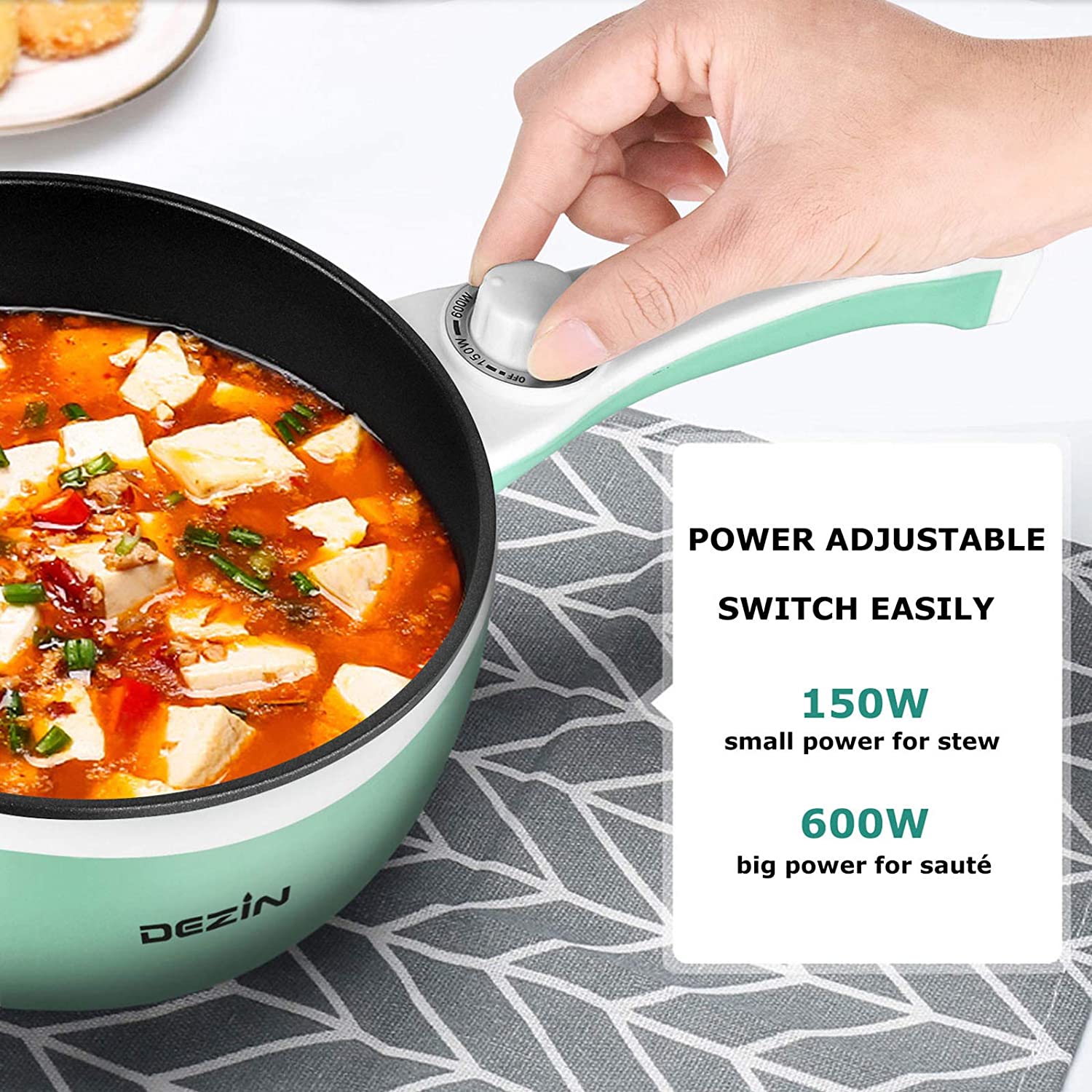 Non-Stick Electric Hot Pot with Temperature Control H7465