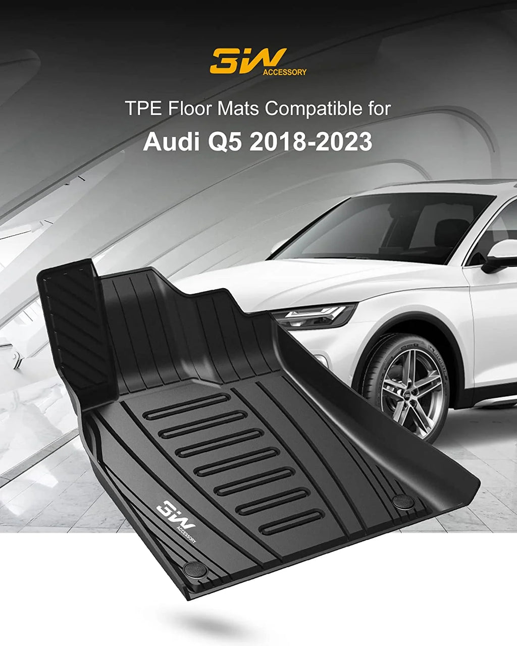 Black Floor Liner Full Set Car Liners R509