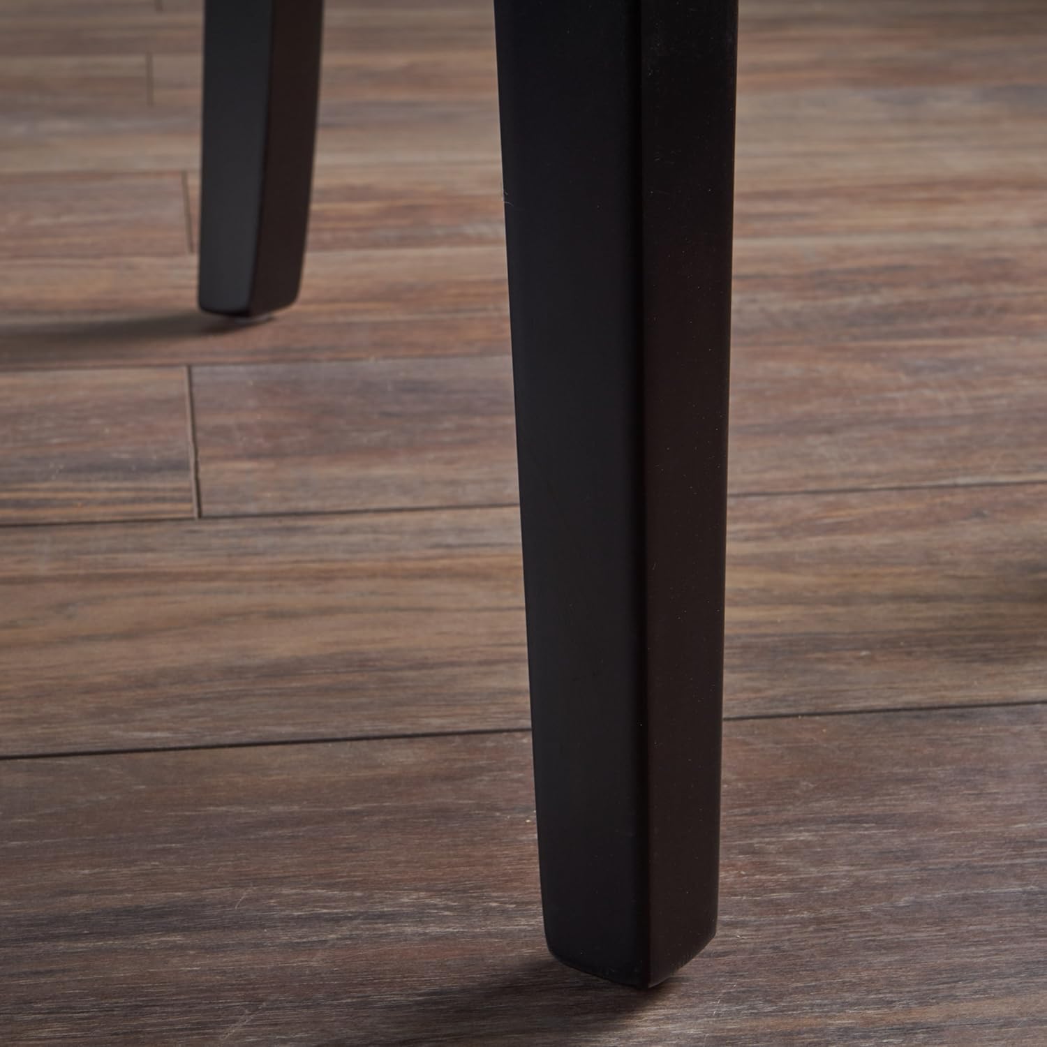 Milk Cow Dark Brown Velvet Dining Chairs, 2-Pcs Set L999