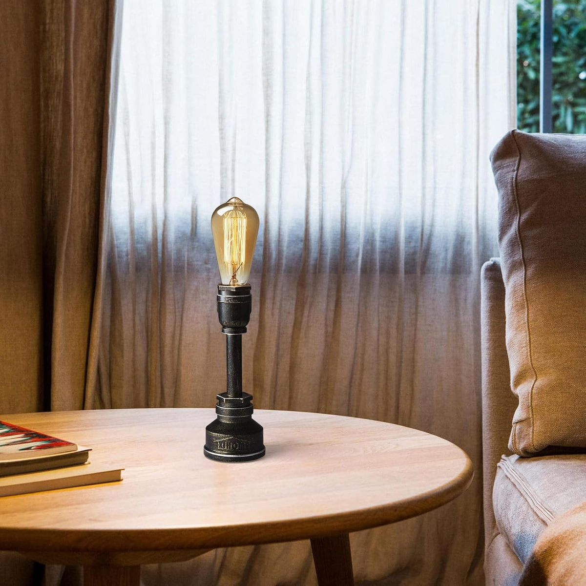 Vintage Industrial Table Lamp with E26 Holder F599800