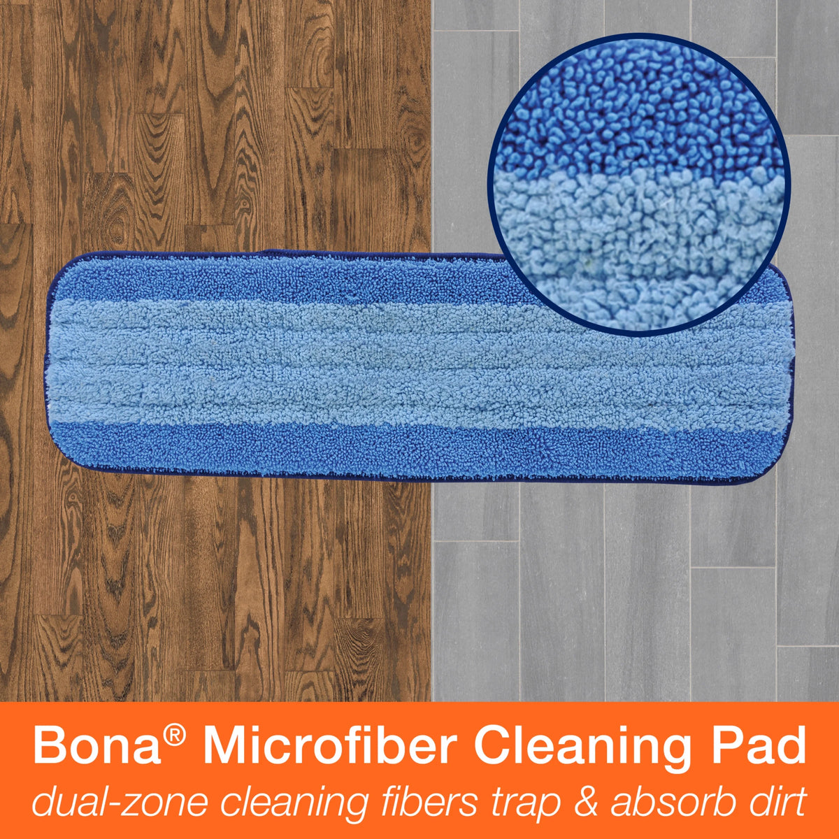 Microfiber Mop with Washable Cleaning Pad I20823