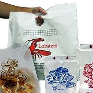 Clear Die-Cut Lobster Takeout Bag, 500/Case U76896