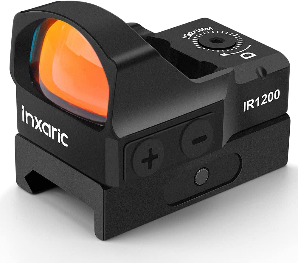 Red Dot Reflex Sight with Glock Mount Plate and Picatinny Rail Mounts N9185