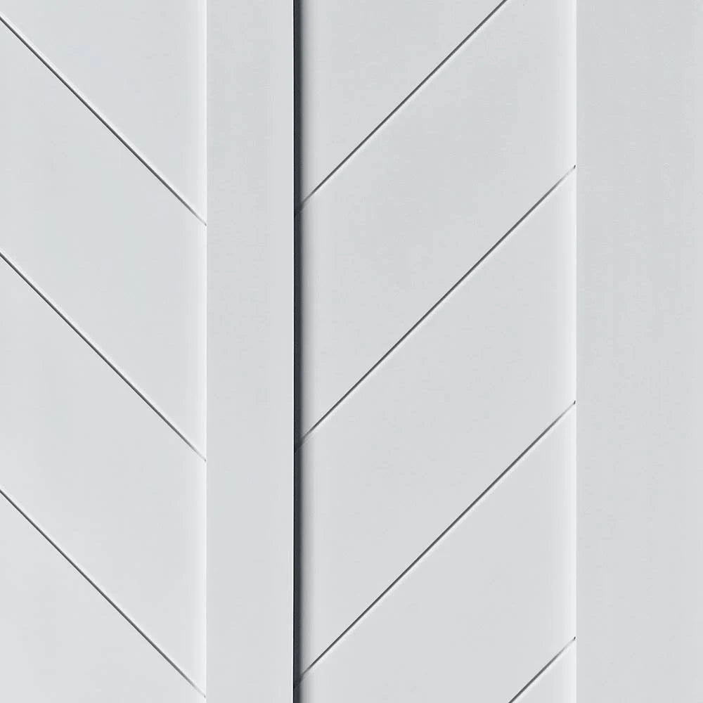 MDF Primed White Interior Barn Door Slab Y3506