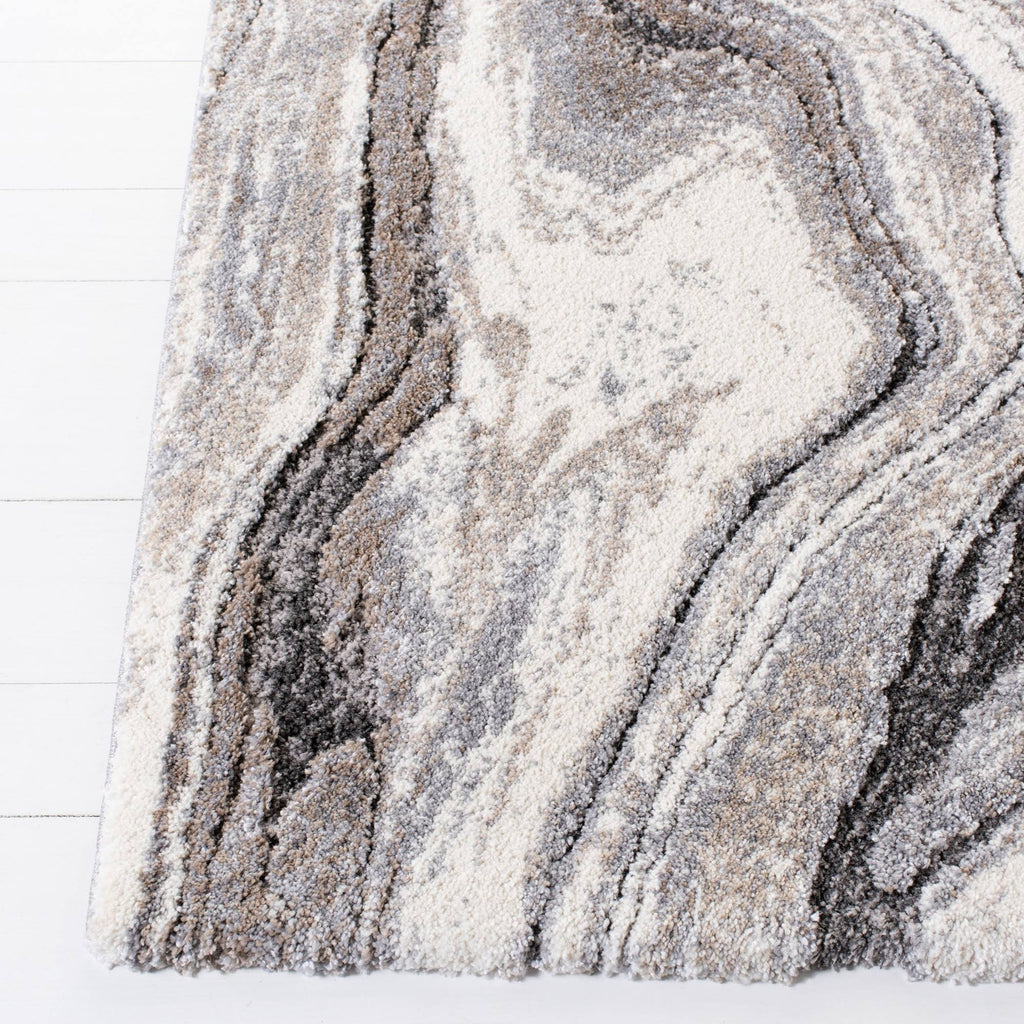 Shag Rug Grey / Beige 4-5 x 6-5 J7428