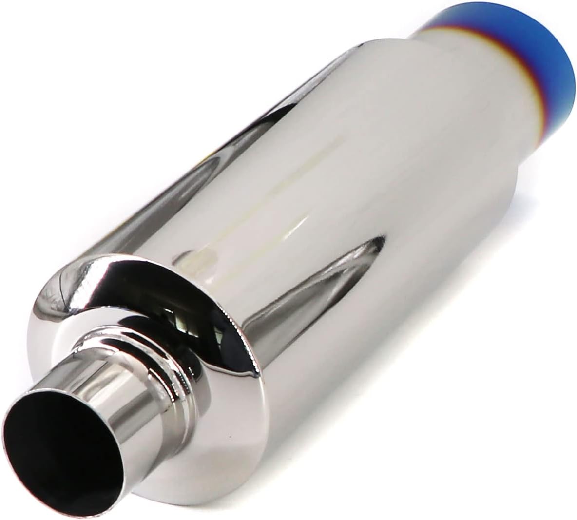 Blue Burnt Stainless Steel Exhaust Tip Pack of 2 L332