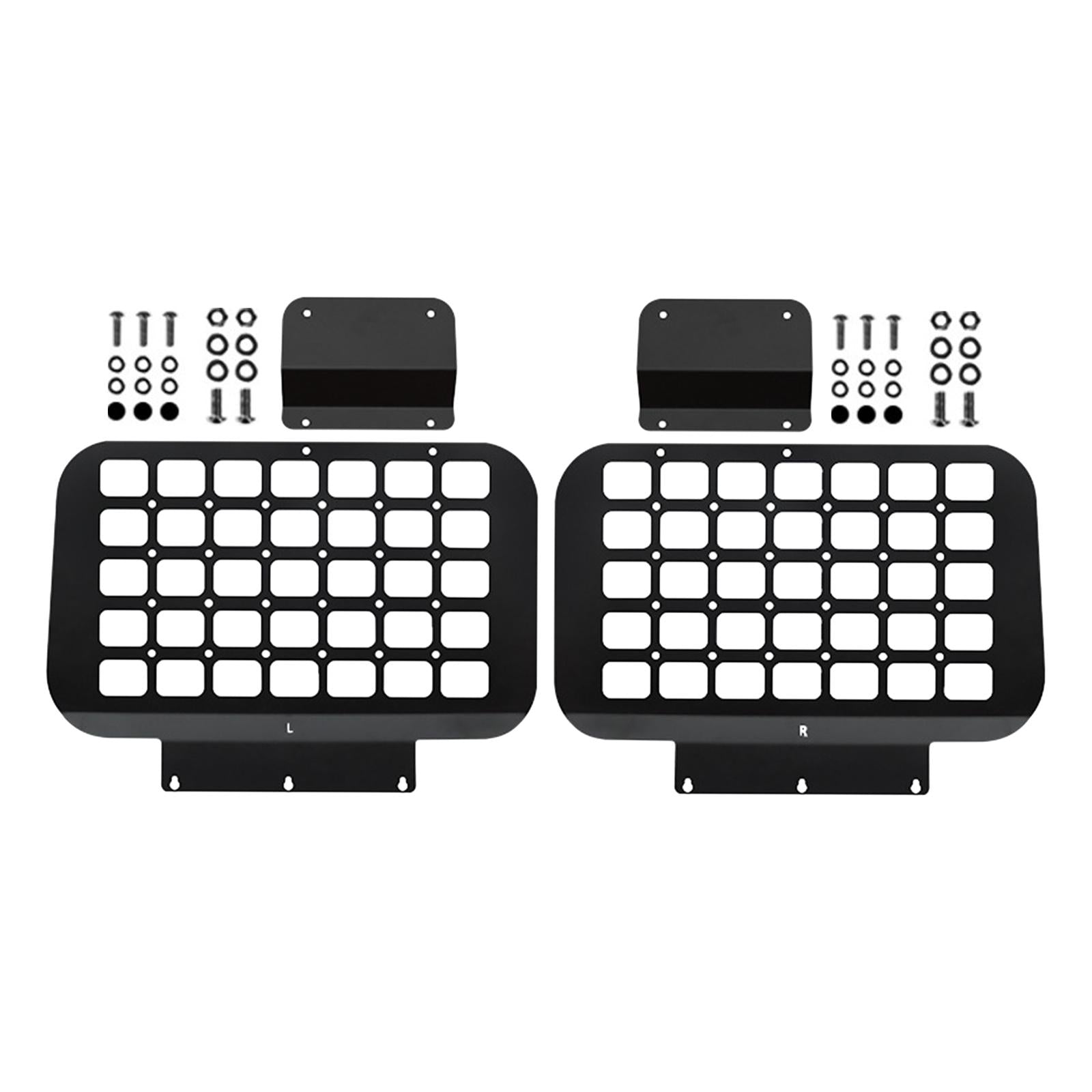2x Rear Window Side Storage Racks Internal Expansion Accessories Multifunction Rack Rear Cargo Luggage Storage Carrier B415085