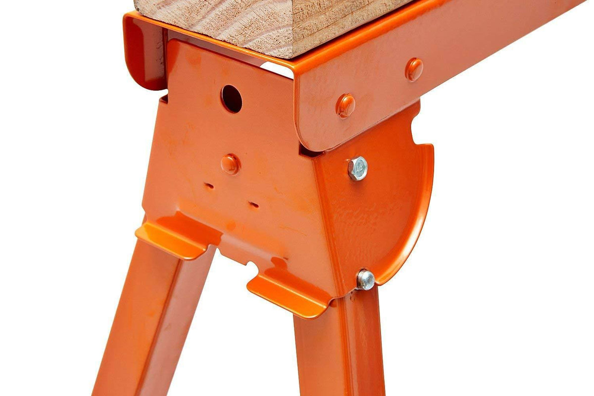Folding Sawhorse Pair, 33-inch Tall Y19009