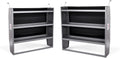 Steel Van Shelving Storage System, Set of 2, 32" W x 46" H x 13" D F477