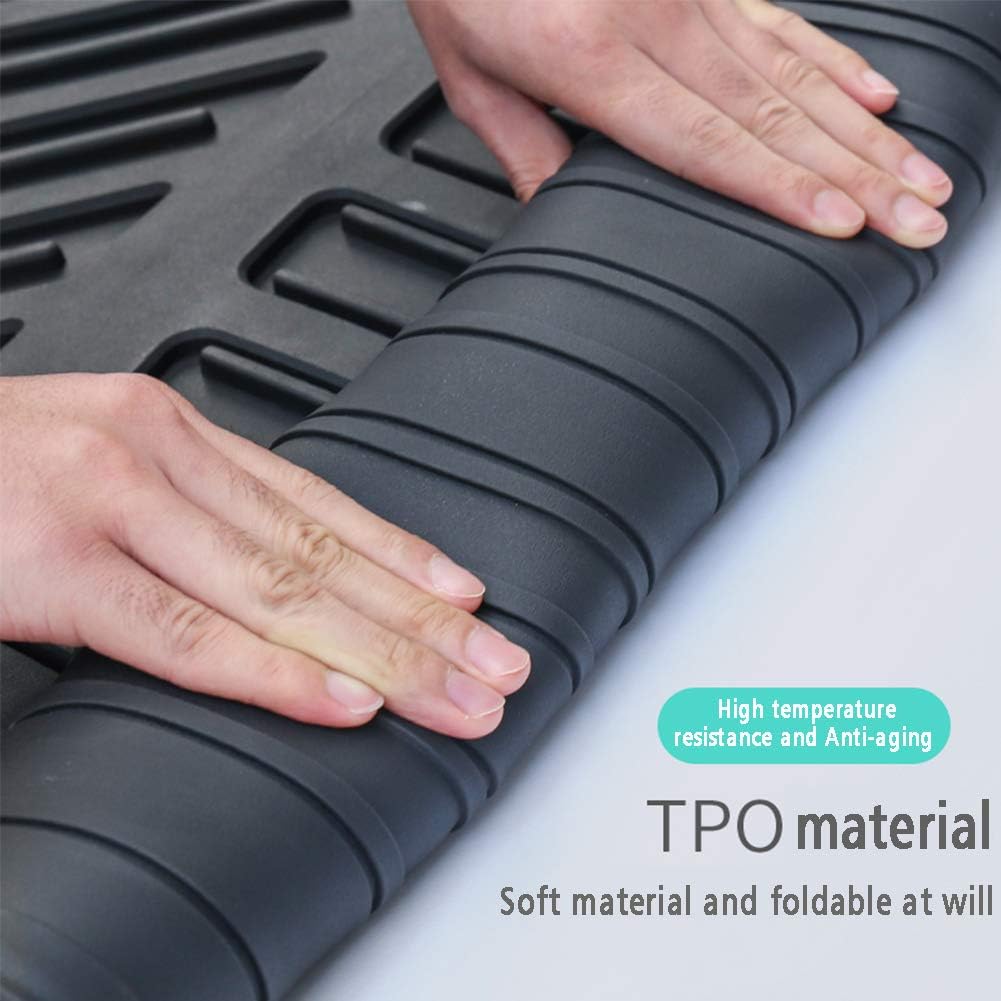 Cargo Liner Trunk Tray Waterproof Rubber Mat Pack of 2 H785978