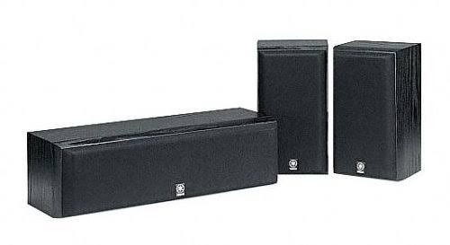 Black 220 Shelf Speaker Set with Center Speaker Q764042