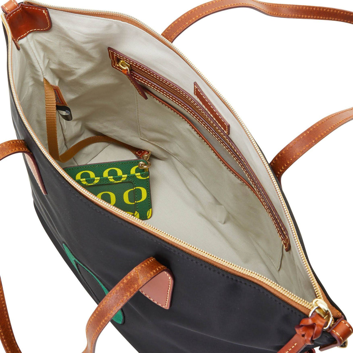 NCAA Oregon Top Zip Tote Bag I5696