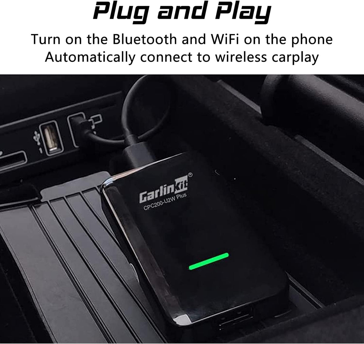 Wireless CarPlay Adapter USB Black W968