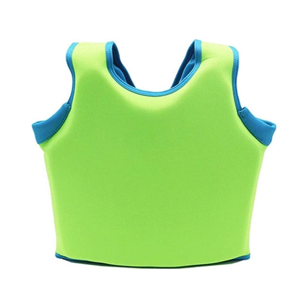 Children Boy Girl Swim Vest Buoyancy Swimsuit Size M (Green) O176498