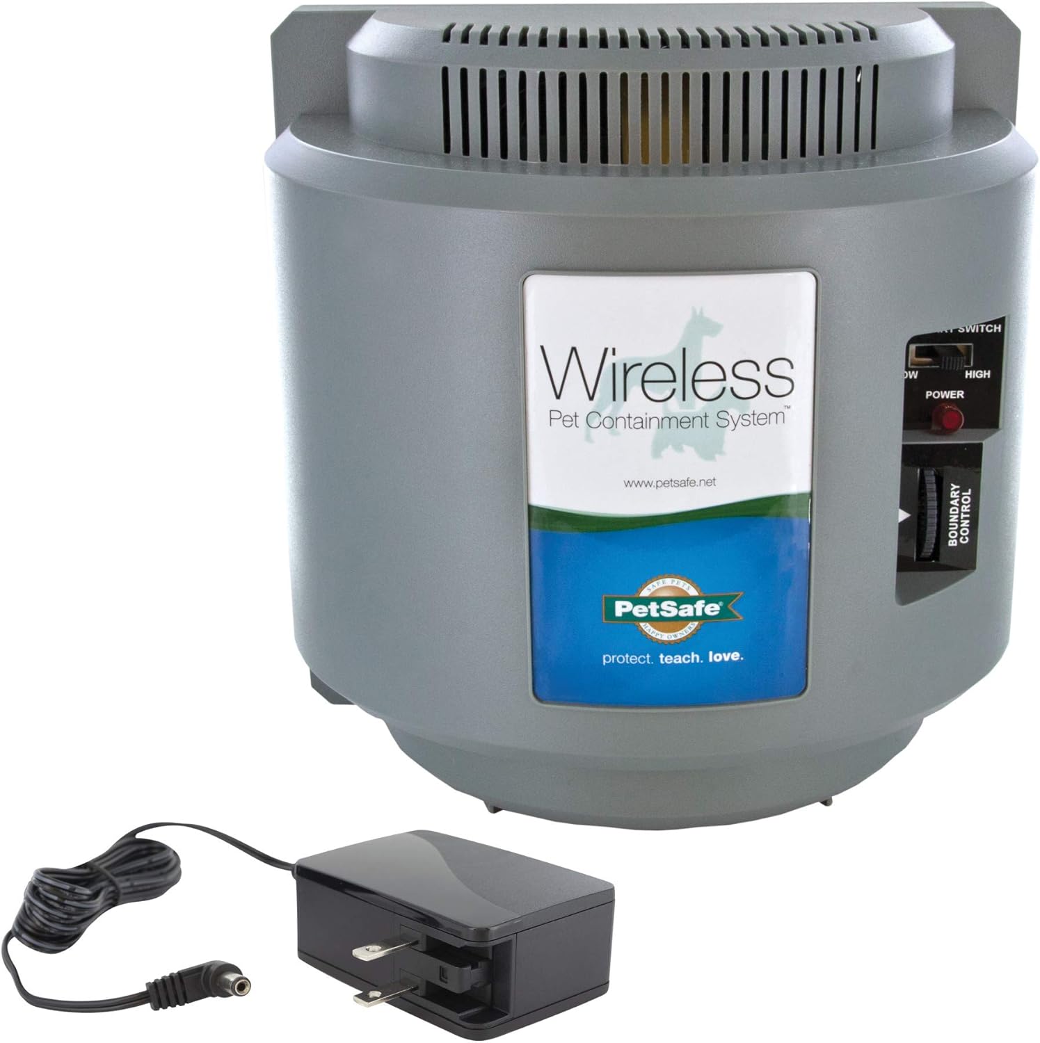 Wireless Pet Fence Pet Containment System, Covers up to 1/2 Acre, Waterproof Receiver with Tone / Static Correction H67909