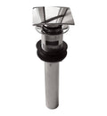 1-1/4x22 Square Press Pop-Up Drain with Overflow D702