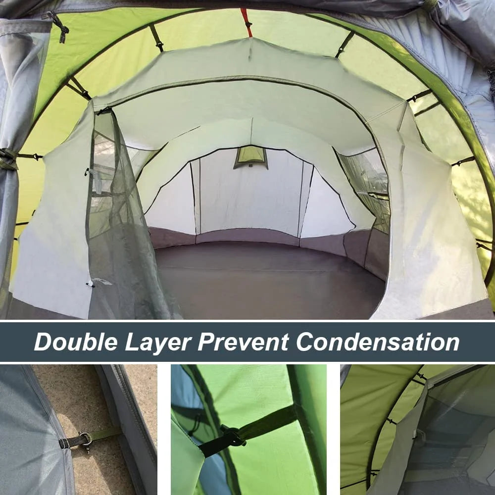 6 Person Pop up Tent with Vestibule F338330