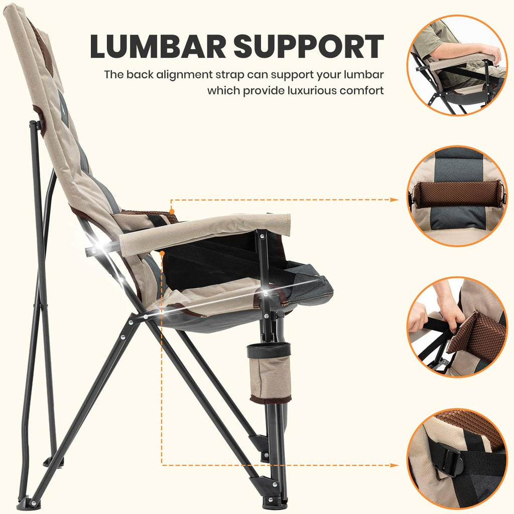 Padded Folding Camping Chair Q5902