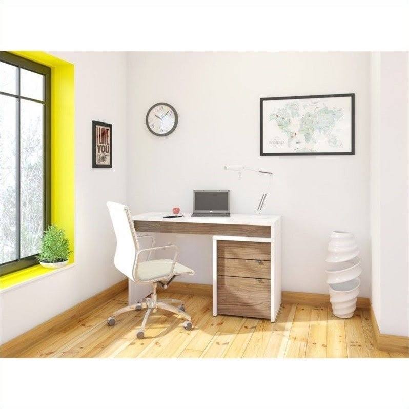 White 2 Piece Office Set H258