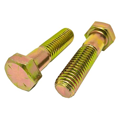 5/16-18 x 1 3/4 Hex Cap Screw Grade 8 Zinc Yellow Plated Steel, 850 pcs W731878