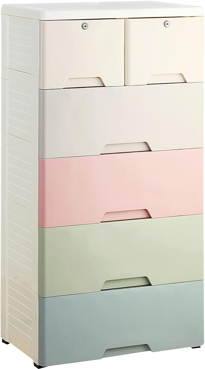 6 Drawers Plastic Dresser C5752