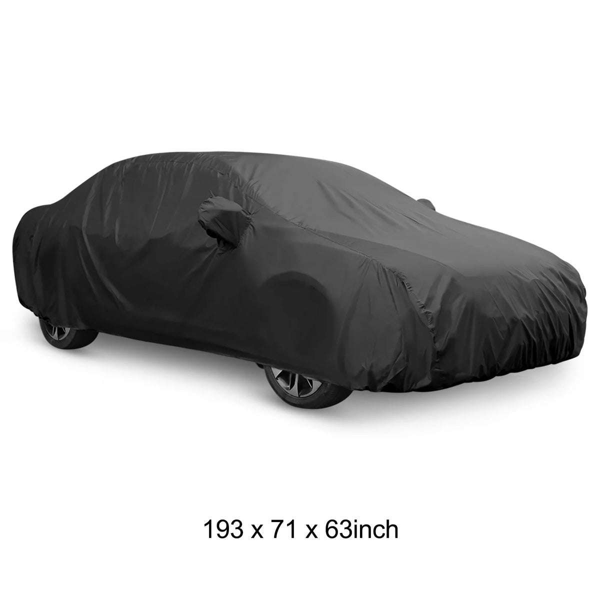 Black Polyester Car Cover 3XL N39912