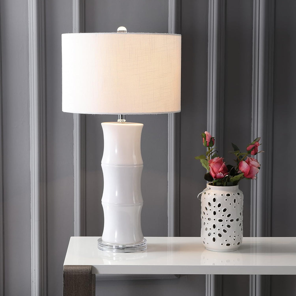 White Ceramic LED Lamp D738335