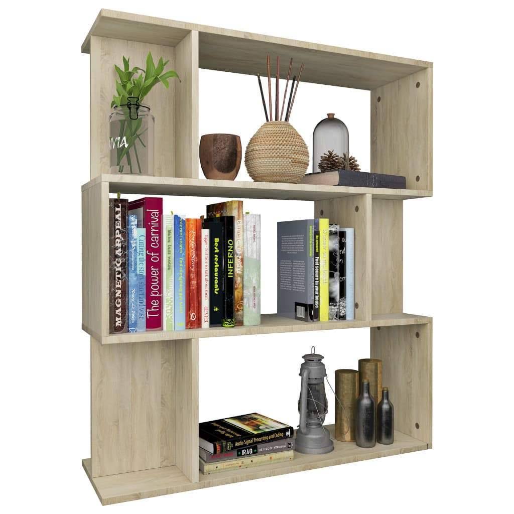 Gray Book Cabinet Room Divider Chipboard P339831