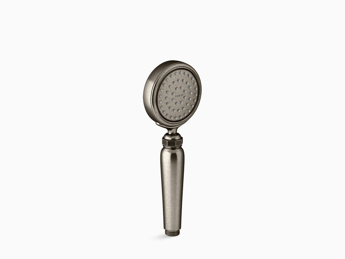 Vintage Nickel Single-Function Handshower N485591