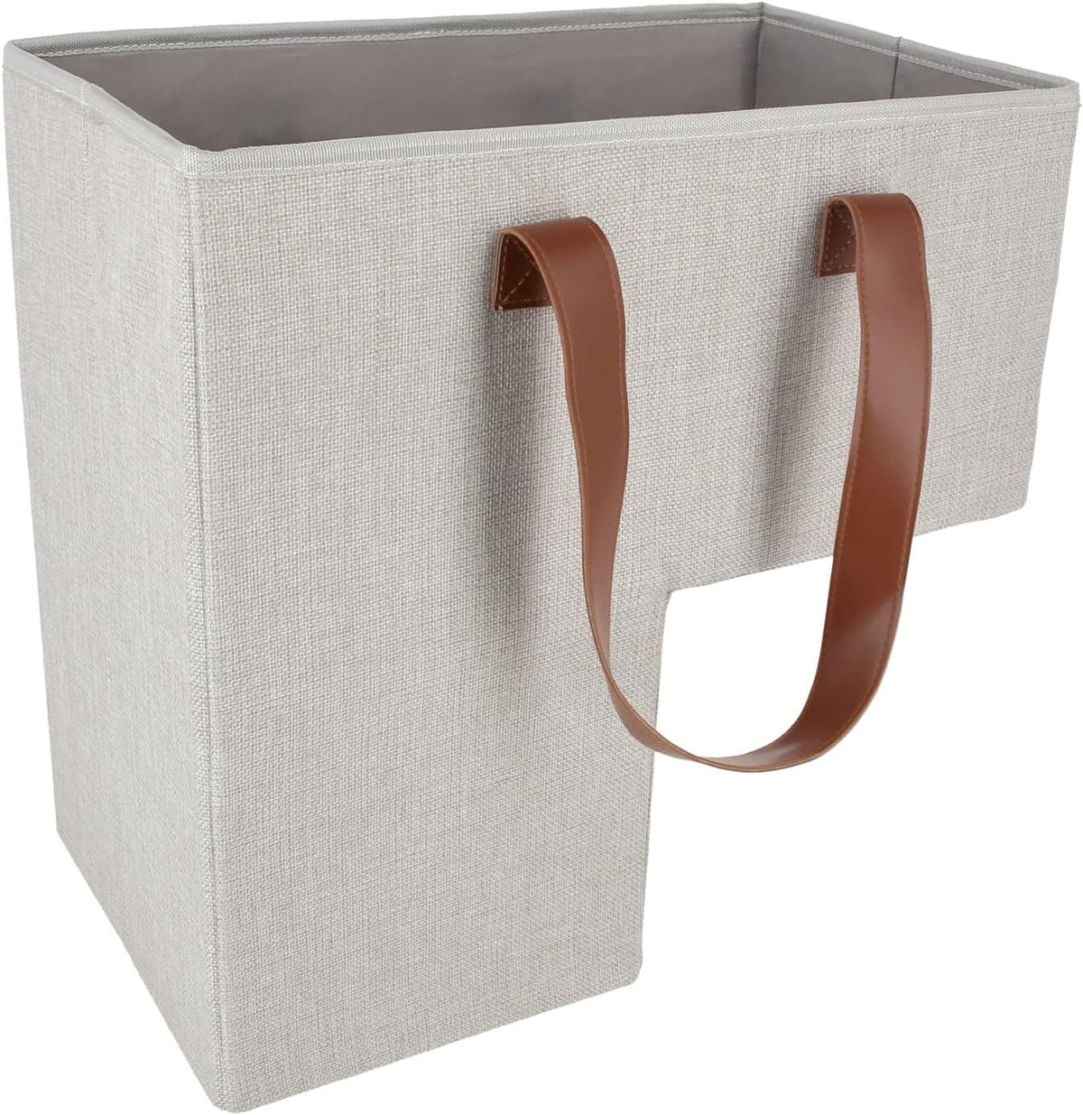16 Staircase Basket with Handles, Natural Beige T4724
