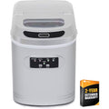 Compact Ice Maker, 27-Pound, Metallic Silver A675314