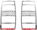 Auto Chrome LED Tail Light Bezel Trim Cover Pack of 2 K578019