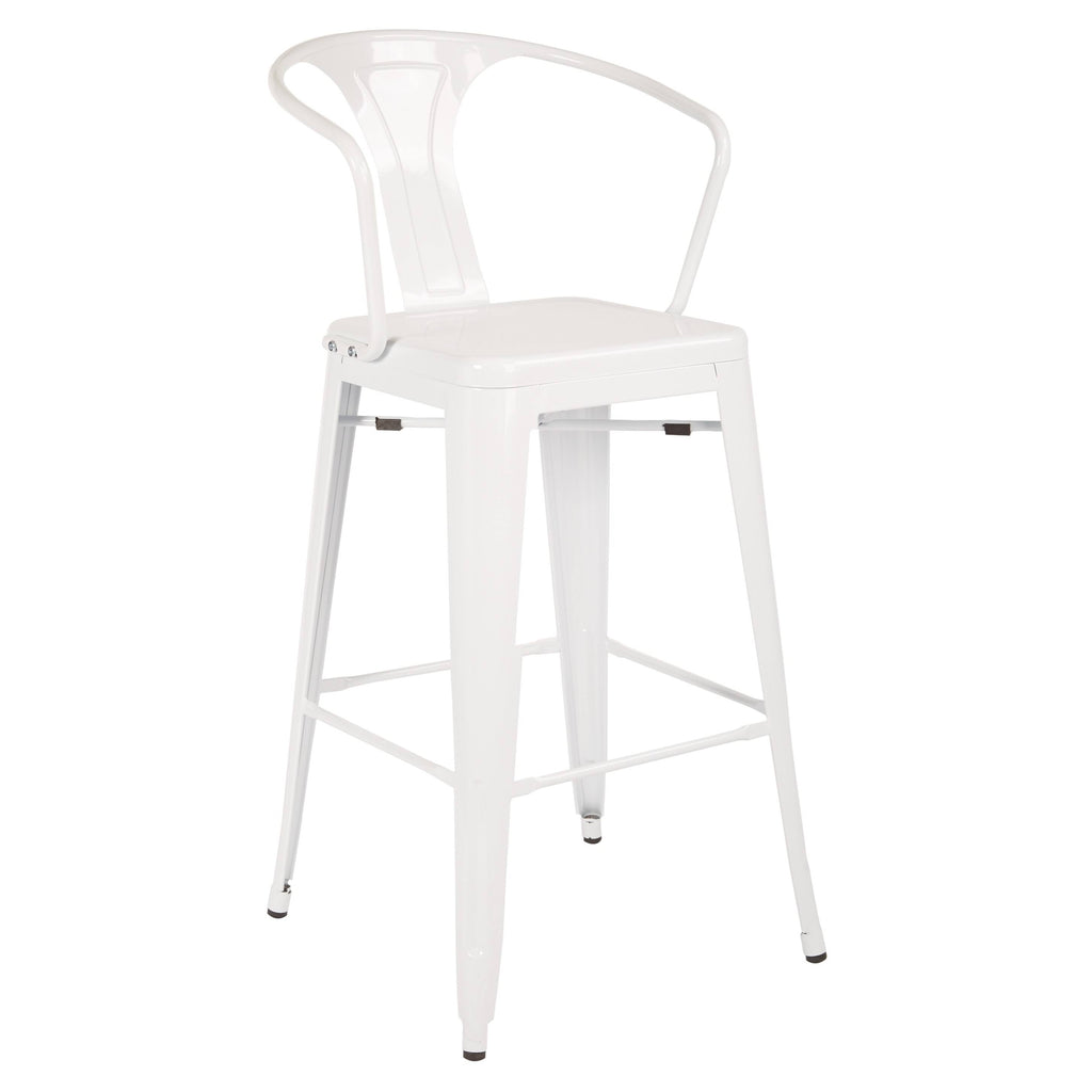 Red Cafe Stool P2489