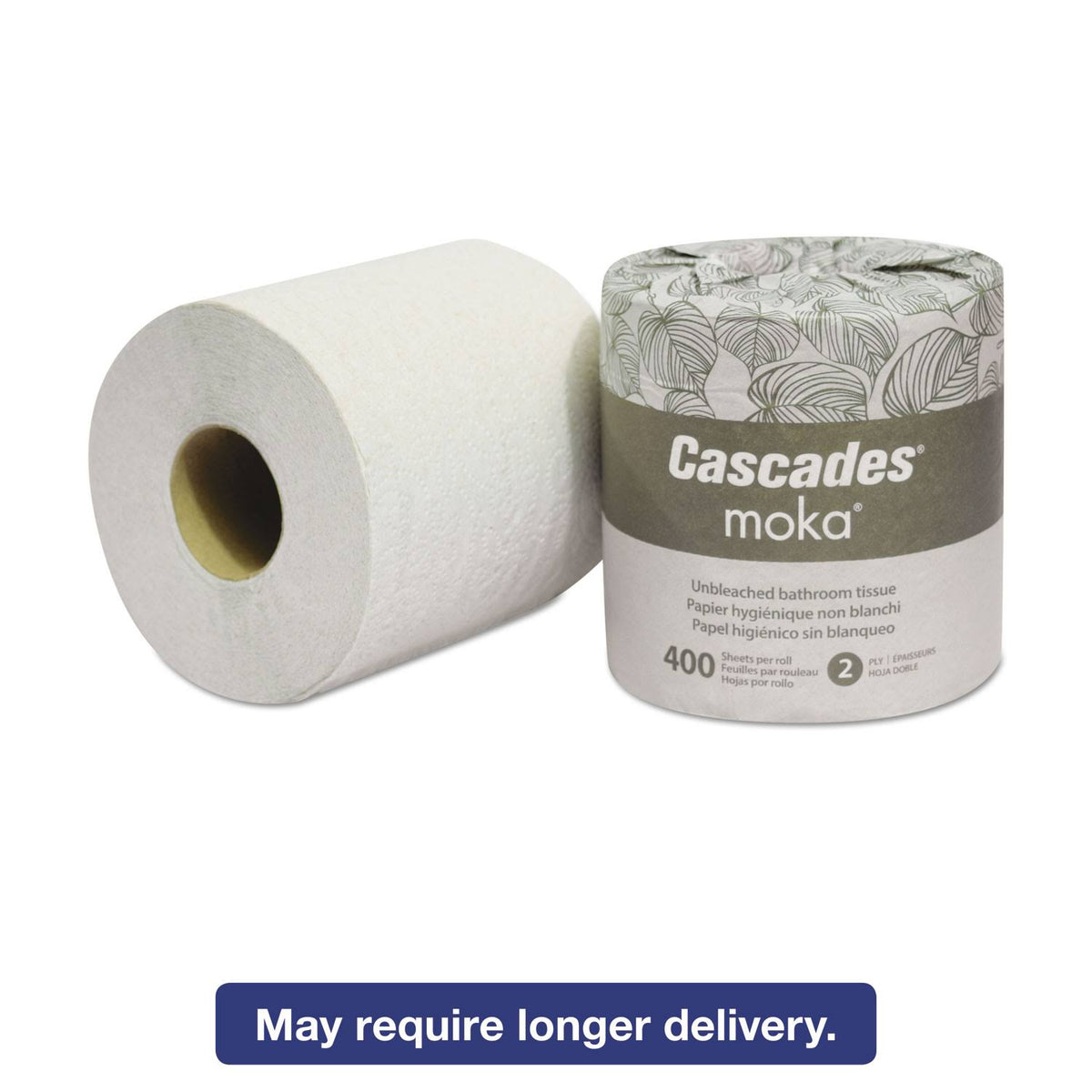 Beige 2 Ply Bath Tissue, 400/Rl, 80 Rl/Ctn S709620