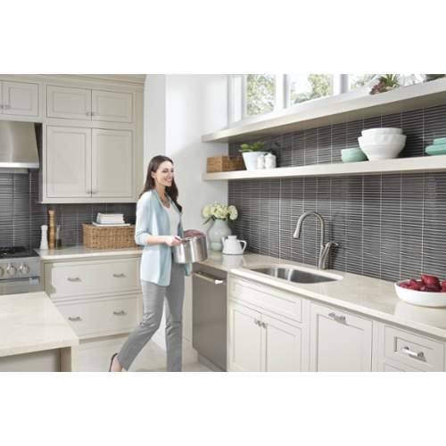 Spot Resist Stainless High Arc Pulldown Kitchen Faucet B2343