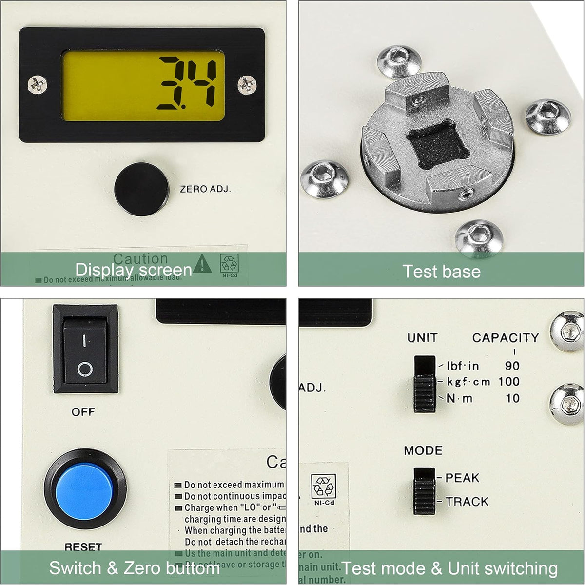 Digital Torque Meter Torque Gauge Torsion Meter W58740