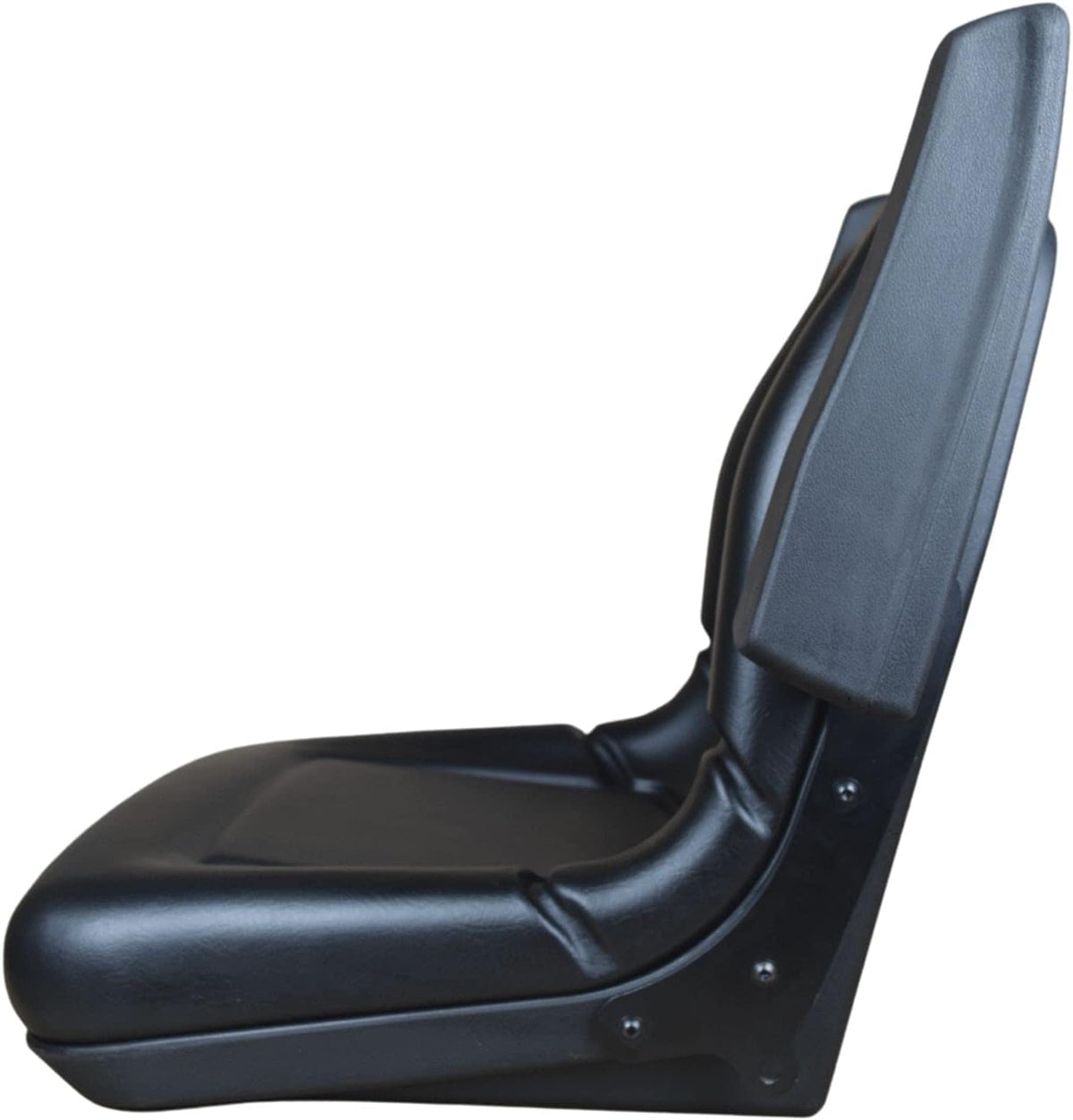 Black Tractor Seat with Armrests D1932