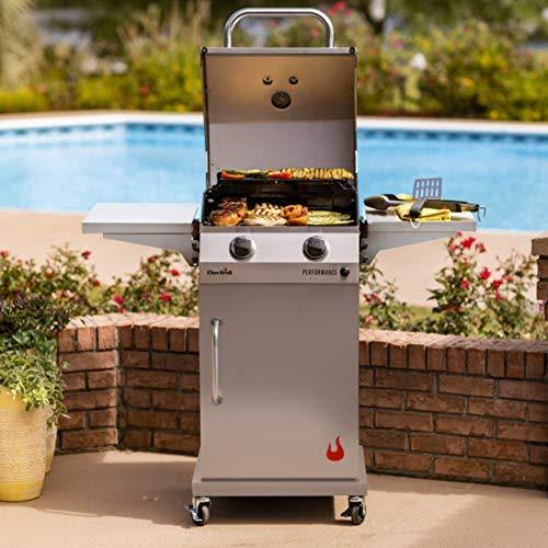 Stainless Steel 2-Burner Liquid Propane Gas Grill P578628