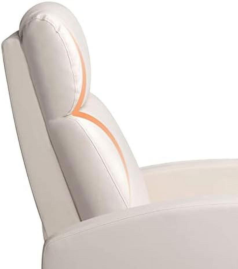 Silver Gray PU Leather Single Recliner Chair M689503