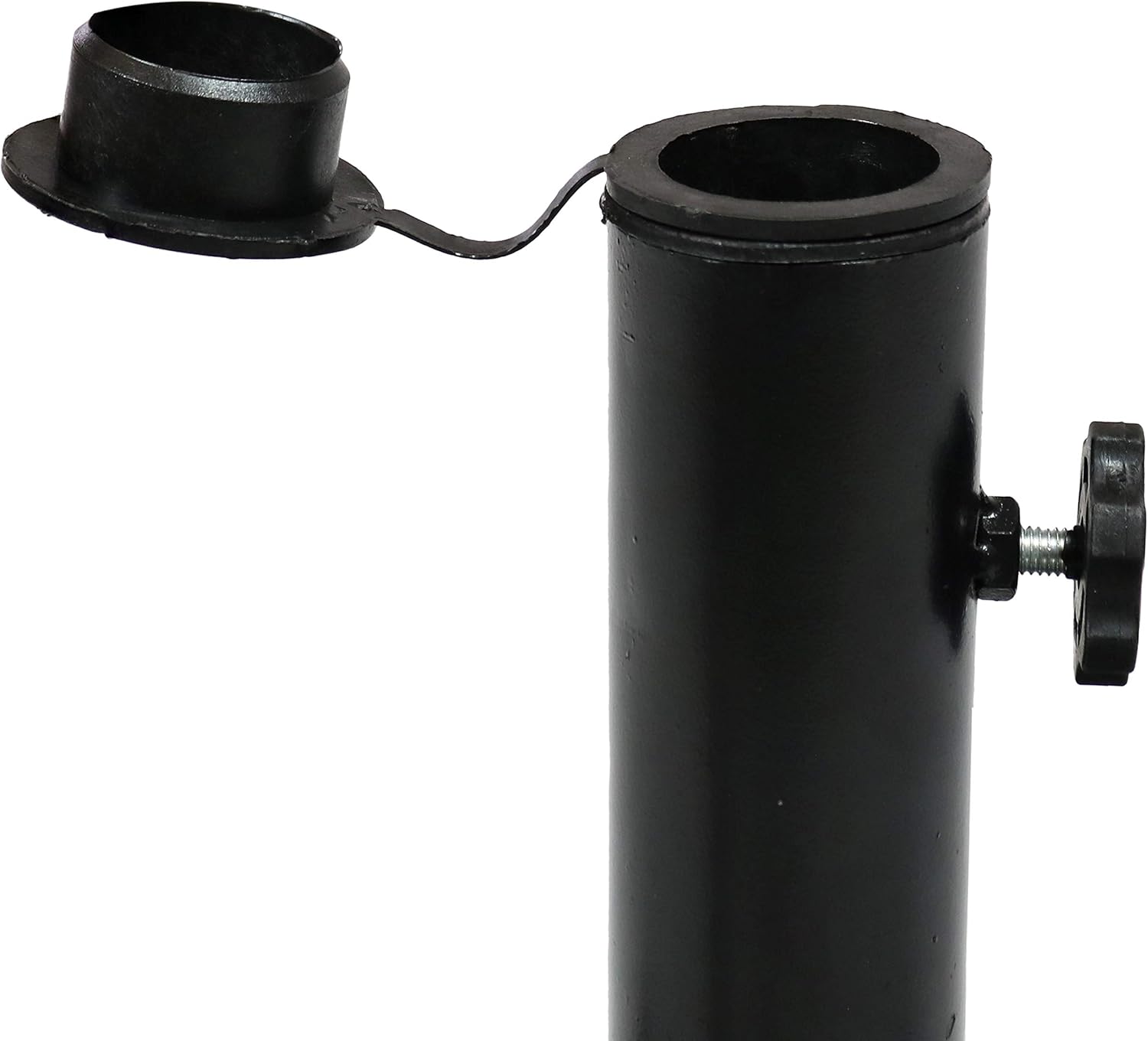22-Inch Square Cast Iron Umbrella Base Black H3388