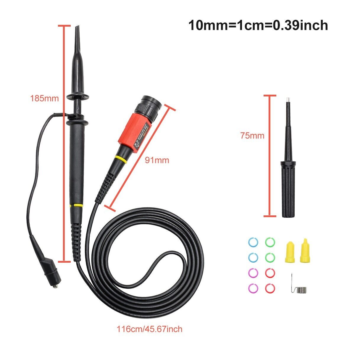 100MHz 100:1 Passive Probe BNC Connecto Q314257