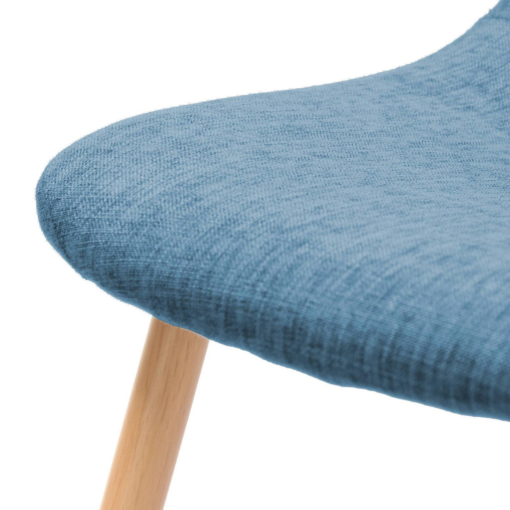 Blue Fabric Dining Chair Set of 2 V635603