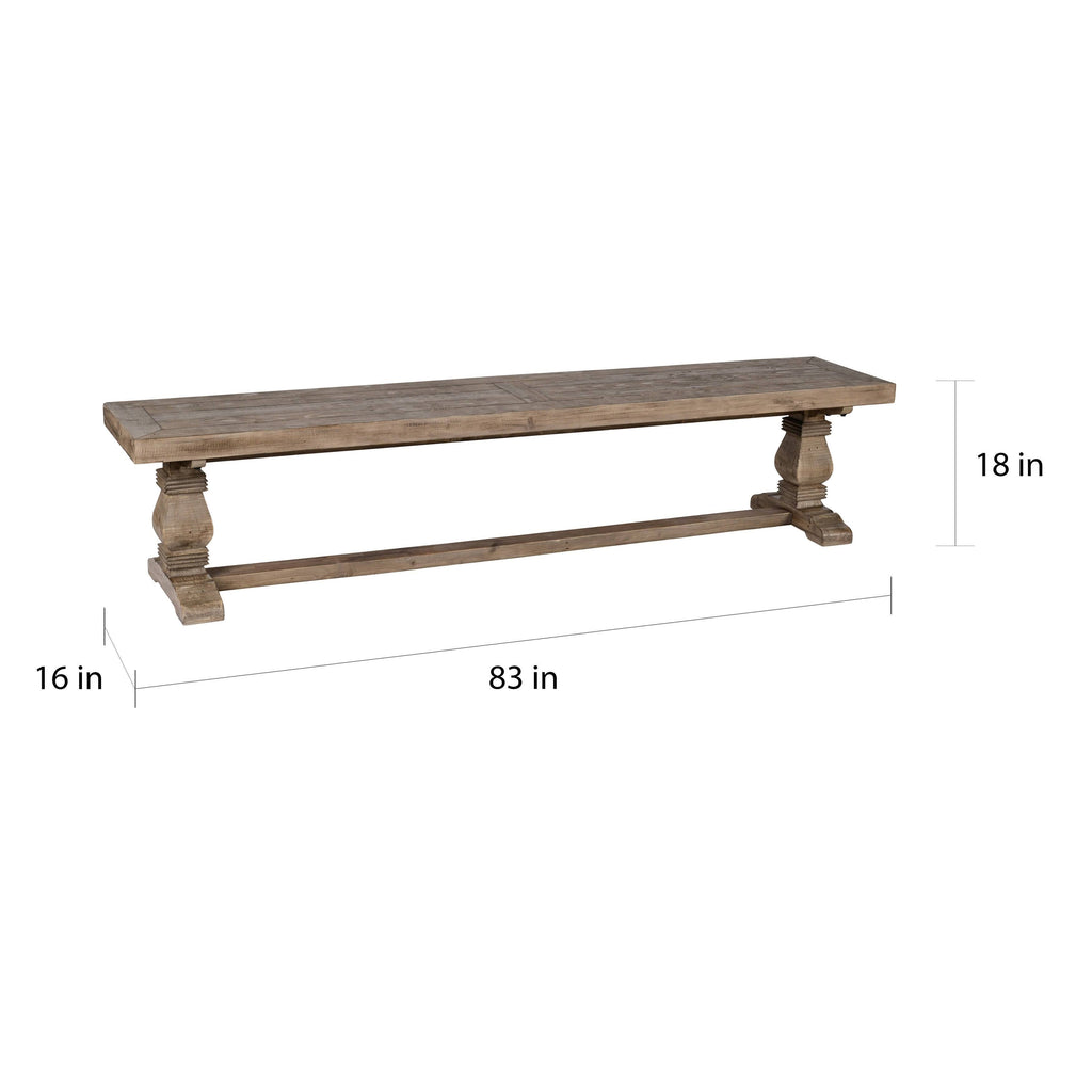 Quincy Backless Dining Bench B53082
