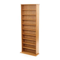 Oak Multimedia Standard Bookcase Z8640