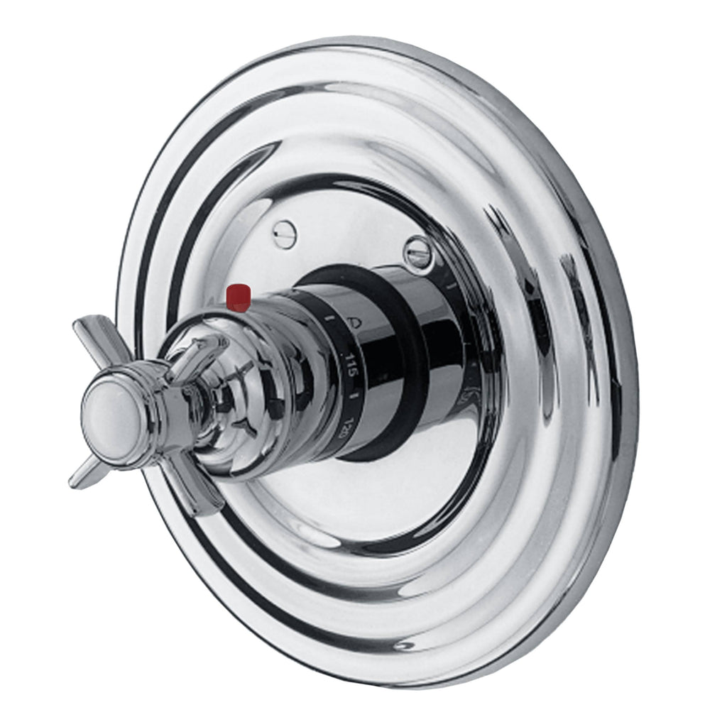 Polished Nickel Thermostatic Trim Plate with Handle N899373