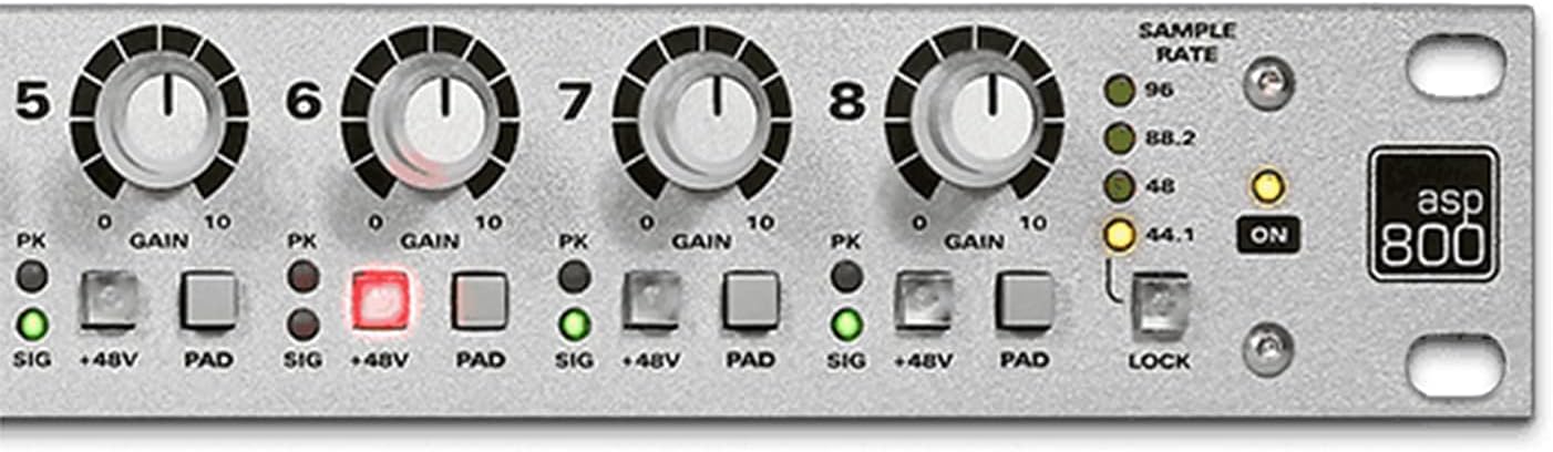 8 Channel Microphone Preamplifier with 2 XLR Mic Cables O1239