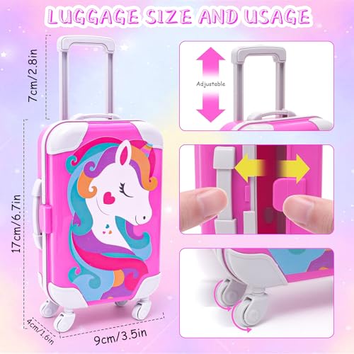 18 Inch Doll Travel Set Including Suitcase Luggage and Dress Q8794